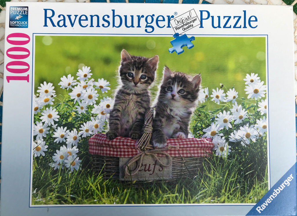 1000 Puzzle-Teile No 19 480 3 Katzenkinder
