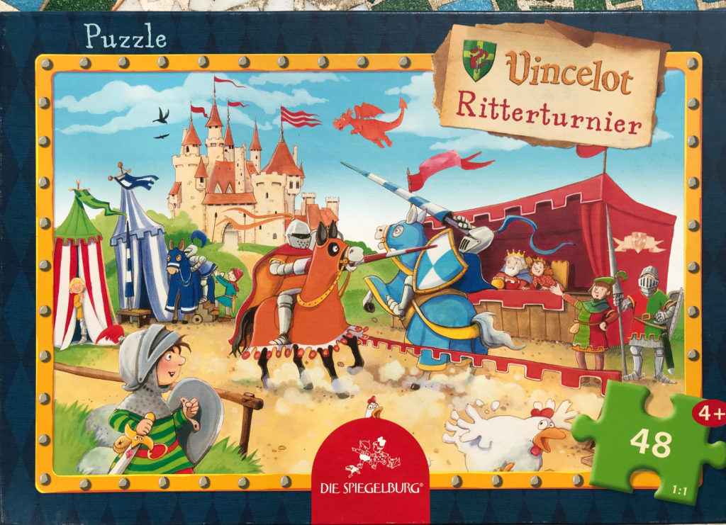 48 Puzzle-Teile Vincelot Ritterturnier
