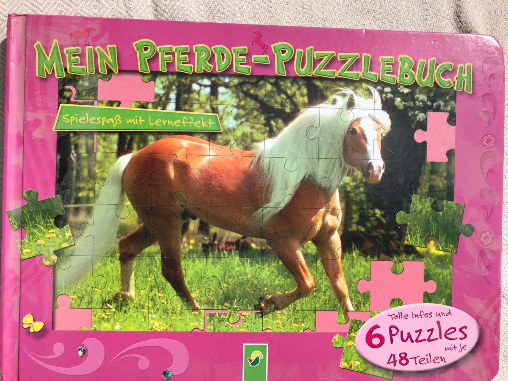 6x48 Puzzle-Teile Pferde