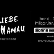 Abgesagt: Samstag 7. März 2020: Konzert gegen rechts in Hanau